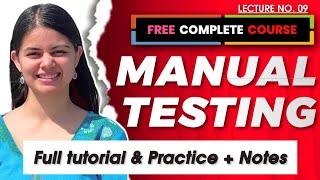 Manual Software Testing class - Part 09 | Software Testing For beginners