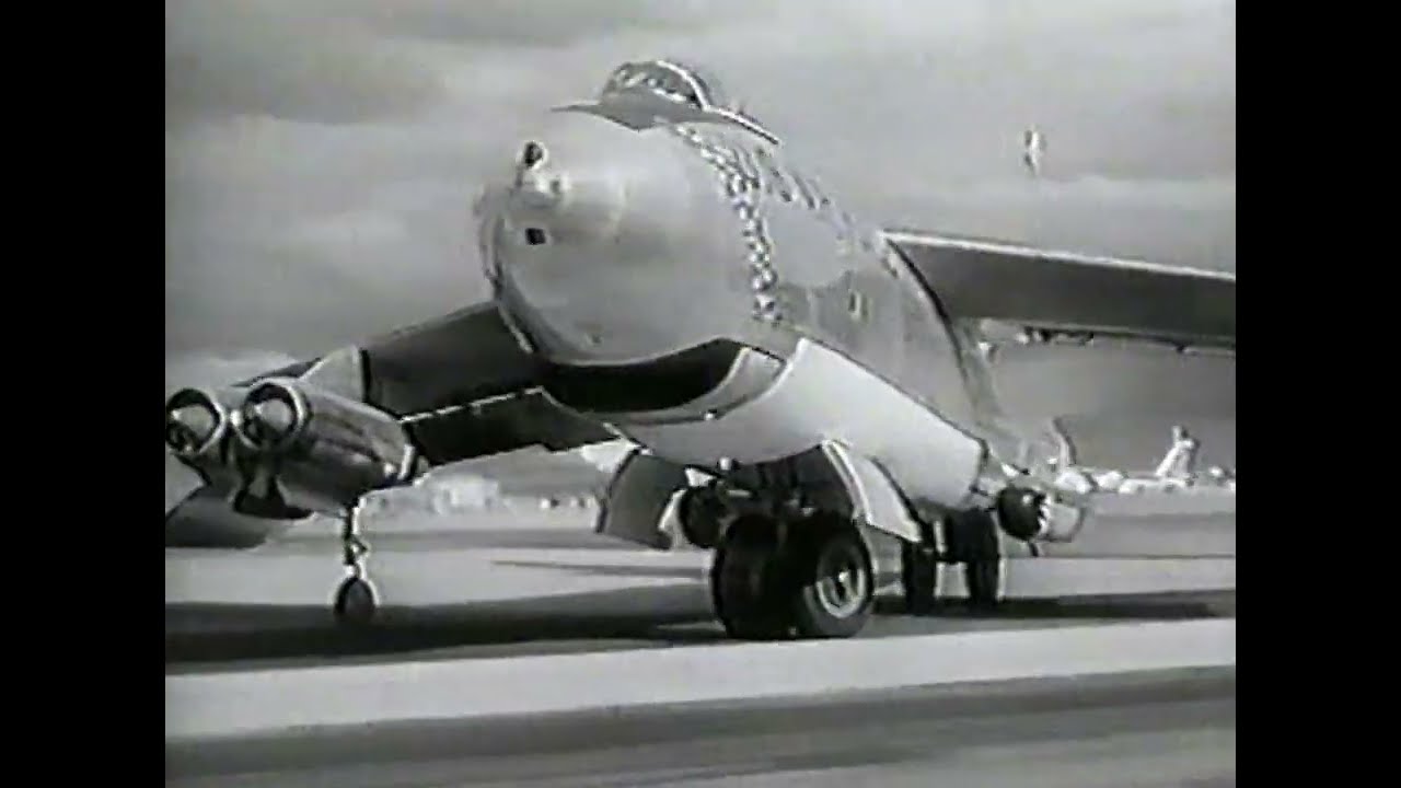 THE OBENAUF STORY 1959 - Kerwin Mathews - harrowing true story of landing a crippled B-47