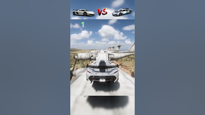 Koenigsegg Jesko VS AMG One 🔥 - Forza Horizon 5 #shorts #automobile #forzahorizon5 #gaming #car #vs