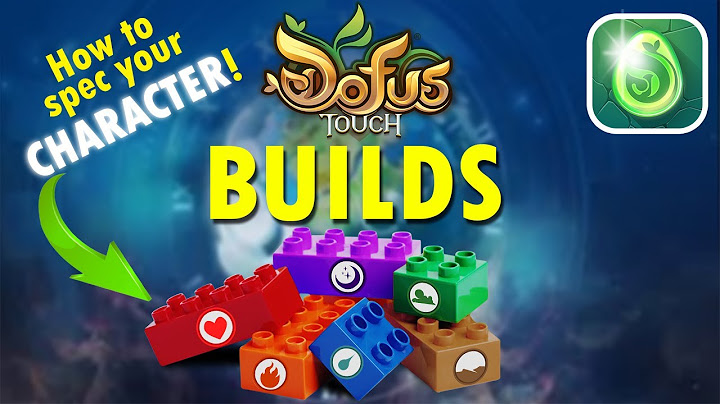 Beginner's Intro to Character Builds, Dofus Touch (English)