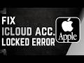 How to Fix iCloud Account Locked Error