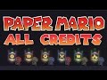 Evolution Of Paper Mario Credits - N64, GCN, Wii, 3DS & Wii U