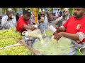 Huge Rush For Grape Juice! Refreshing Angoor Ka Sharbat Healthy Summer Drink Grapes Milkshake Making