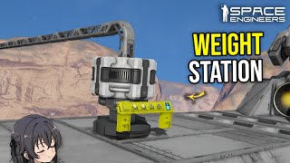 This Weight Station Trick Warns If Ship is Too Heavy To Fly, Space Engineers