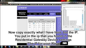 How to open your NAT for Xbox Live [Laptop] (Linksys Routers) HD