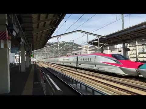 【東北新幹線】福島駅　はやぶさ・こまち通過
