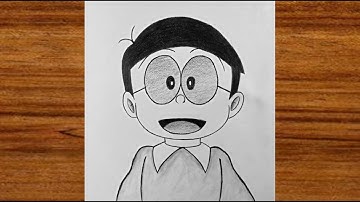 How to Draw Nobita from Doraemon | Easy drawing ideas for beginners | Easy Nobita drawing