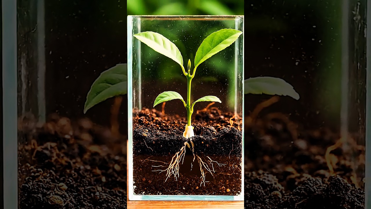 Lemon Seed Timelapse 4k. 