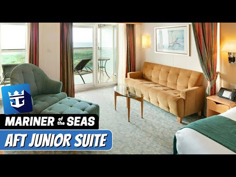 Mariner of the Seas Aft Junior Suite walkthrough tour