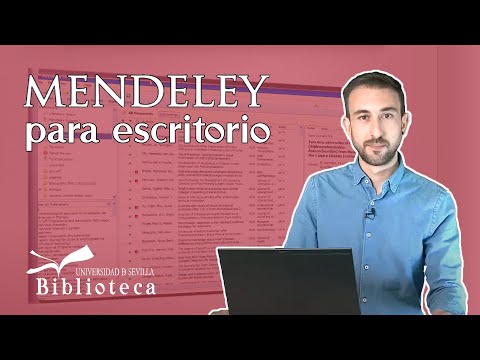 Mendeley Desktop  o versión escritorio