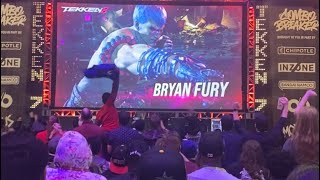 Tekken 8 Bryan Fury Trailer at Combo Breaker (Crowd Reaction) #tekken8 #trailer #bryanfury