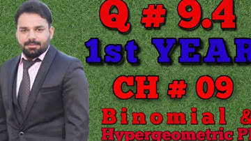 Binomial Distribution | Class 11th | Statistics | Chapter 09 | Question 9.3