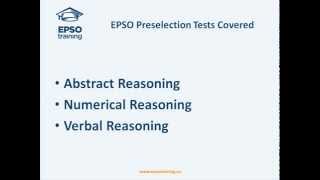 Epso Abstract Numerical Verbal Reasoning Tutorial screenshot 1