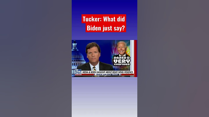 Tucker roasts Biden’s blunder #shorts