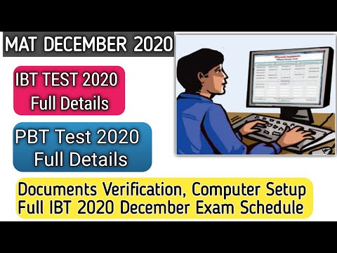 MAT Dec ( PBT & IBT) 2020 Full Details | MAT 2020 December Entrance Exam | Moderate Level Questions