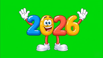 Fun 2026 Cartoon Animation Green Screen Background hd