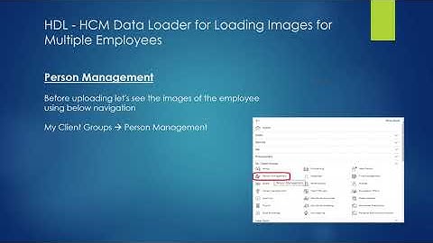 HDL HCM Data Loader Oracle Fusion Loading Images for Multiple Employees