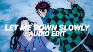 let me down slowly - alec benjamin [edit audio]