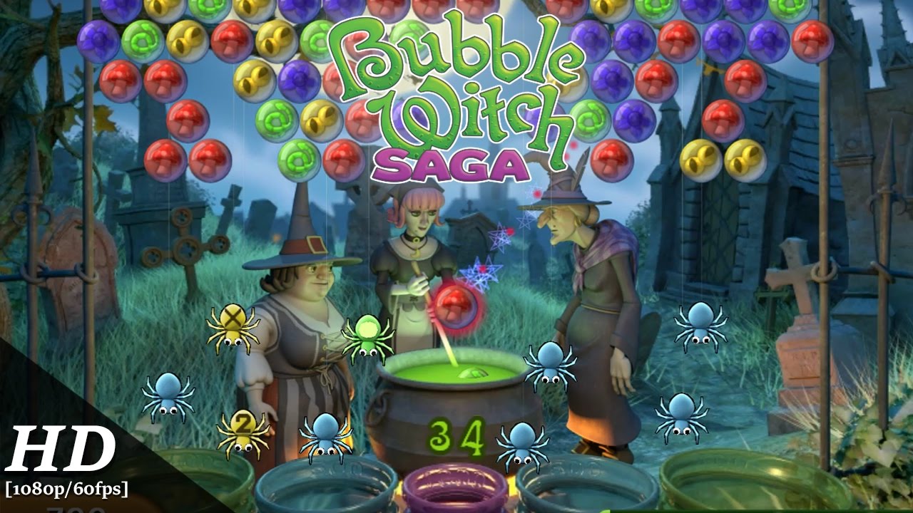 Bubble Witch Shooter Magical Saga em Jogos na Internet