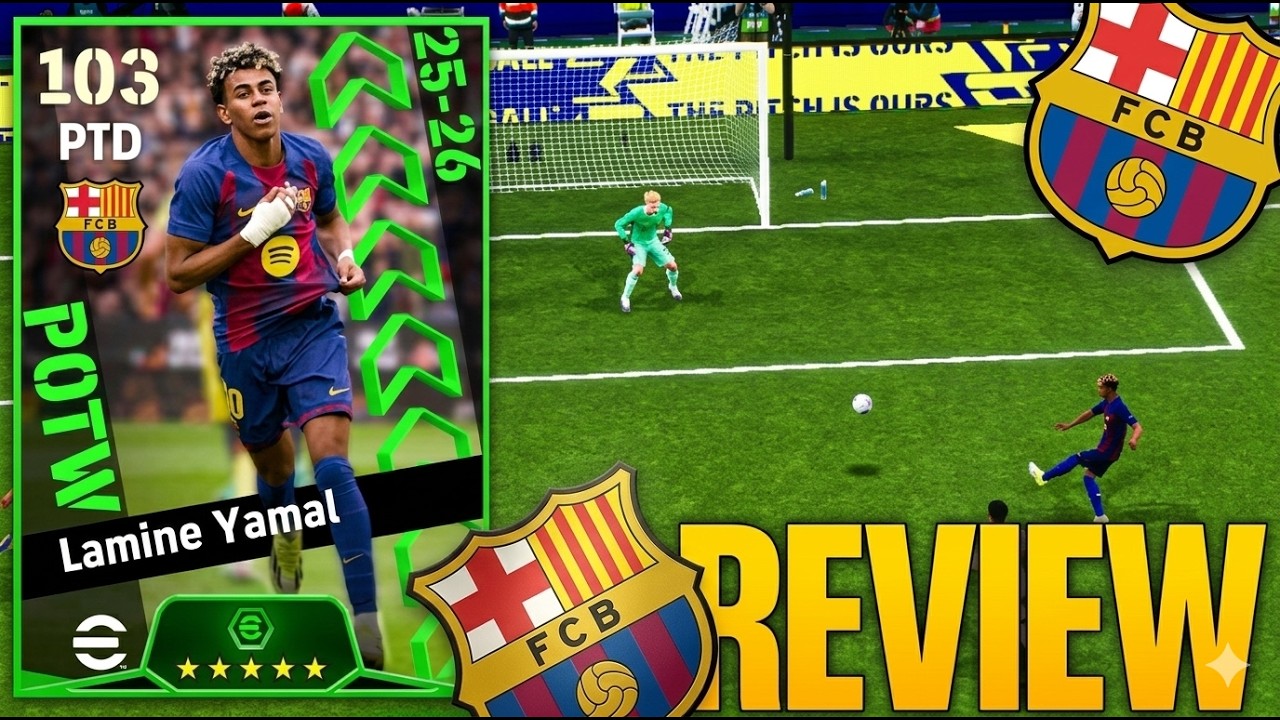 😱LAMINE YAMAL 103 POTW ESTÁ DANDO SHOW no EFOOTBALL 2026 MOBILE