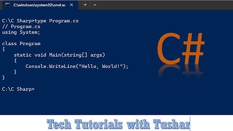 How to Install and Run C# Code Using Command Prompt on Windows | Step-by-Step Guide