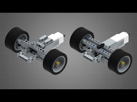 Поворотный механизм. Инструкция по сборке. LEGO EV3.