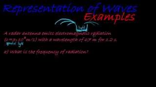 Wave properties Example 3