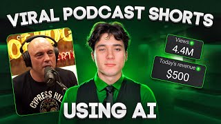 How to Make Viral Podcast Shorts in Seconds Using AI ($500/Day)