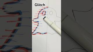 Glitch VS Neon art part 1#shorts