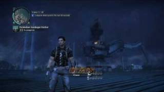Just Cause 2 massive crane explosion