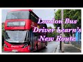 London bus driver learns the new 160 route