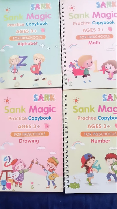 Sank magic book | practice copybook ages 3  #SANK #shorts #youtubeshorts