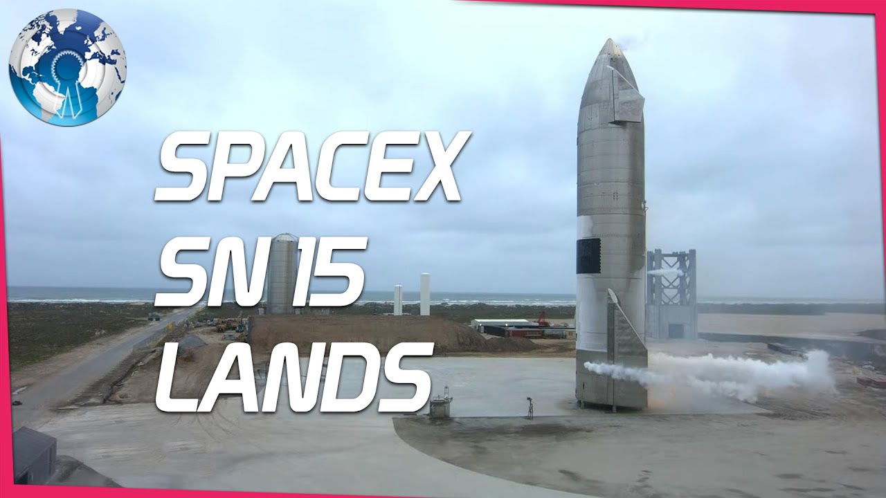 SpaceX Starship SN15 launch and Landing - YouTube