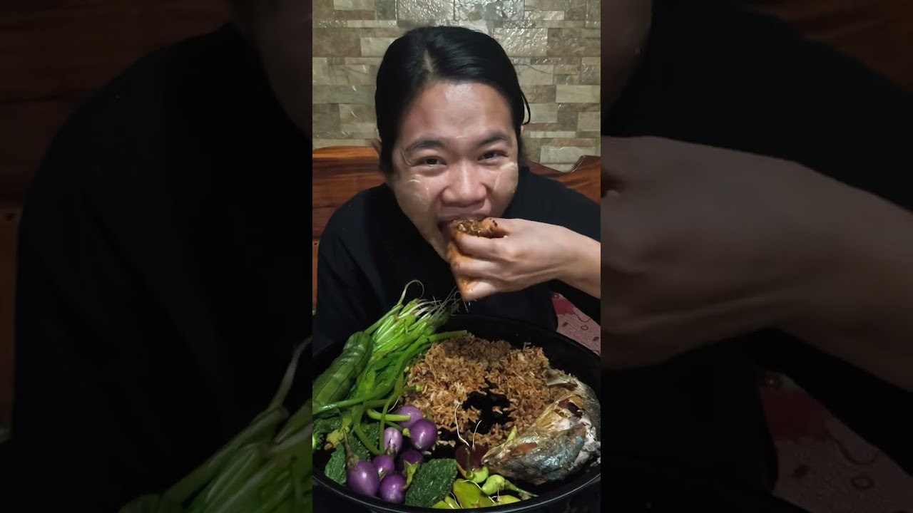 စားကောင်းနေရော ပအိုဝ်းမငပိထောင်ကို ပအိုးဝ်မကိုယ်တိုင် ကြော်ပြီးစားတာ သဲလေးတို့ စားကြပါအုံး