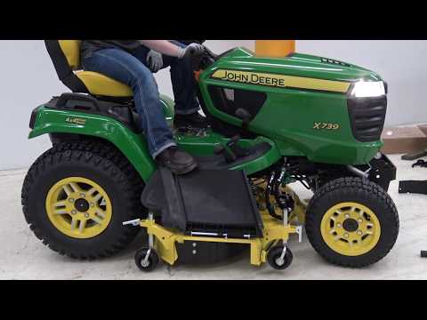 How to install Hydraulic MulchControl™ on an X700 with a 54-in or 60-in High-Capacity mower deck