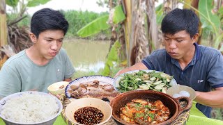 Thèm Bữa Cơm Quê ● Cá Kho Tiêu, Rau Muống Đồng | VTNam Vlog #106