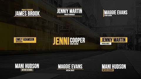 Modern Lower Thirds After Effects Templates