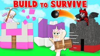 Build to Survive with SANNA & CUTIE! | Roblox