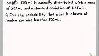 Normal Distributions 2 (Non-Standard)