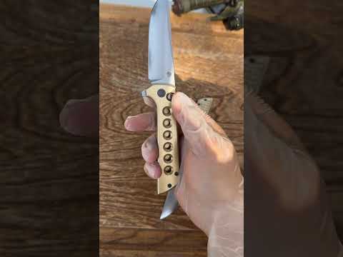Aluminum Bronze Handle The New North Mountain Blade Classic Japan Tanto tactical knife