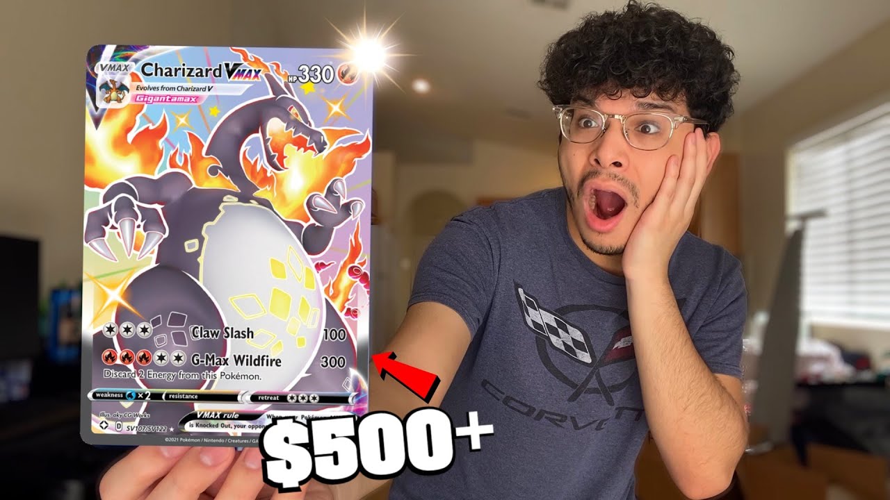 I will NOT STOP Opening Shining Fates until I PULL THE SHINY CHARIZARD VMAX  POKEMON CARD! - YouTube