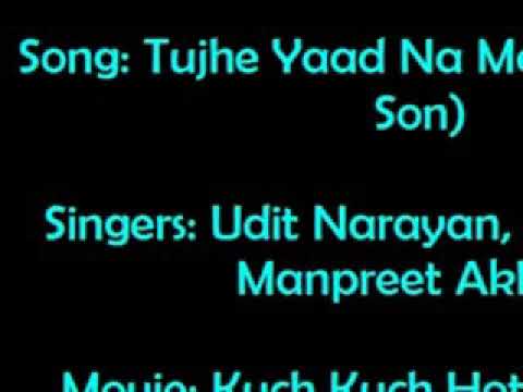 Tujhe Yaad Na Meri Aayee Eng Sub Full Song HQ With Lyrics  Kuch Kuch Hota Hai   YouTube  P D G