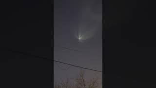 Rocket Launch Creates Stunning Contrail Patterns