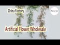 China factory wholesale artificial flower garland plastic flowers faux floral garland flower vine