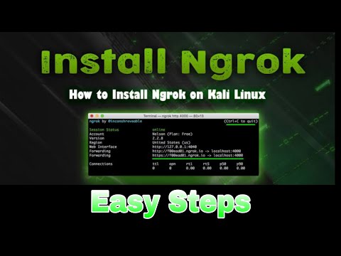 Install Ngrok in Kali Linux | 2021 | Hindi