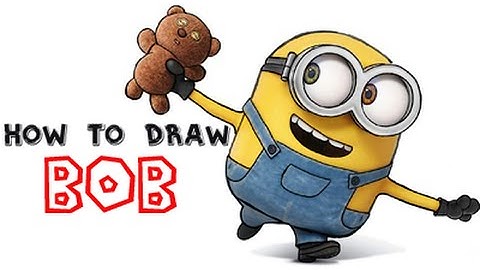 How to Draw Bob The Minion From Minions and Despicable Me