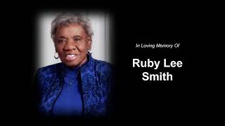 Funeral Service For Ruby Smith