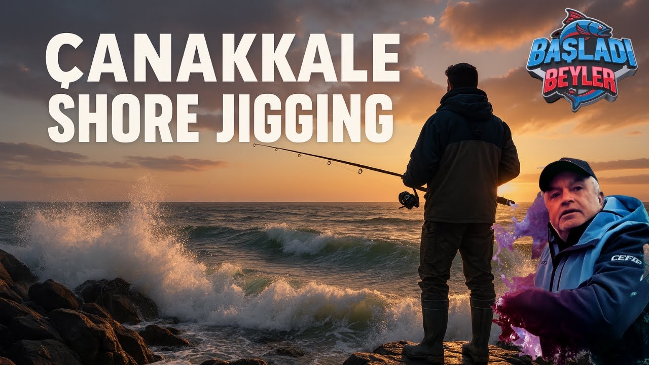 Çanakkale Shore Jigging! Kayalıklarda Av – Torik, Orkinos ve Büyük balıklar merası. Büyük Kemikli