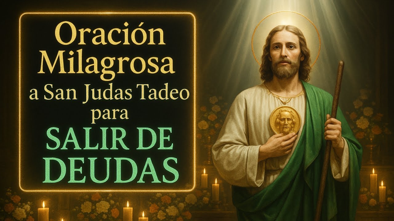 ORACIÓN URGENTE a San Judas Tadeo 💚 Para Salir de Deudas, Conseguir ...