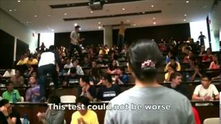 The Worst Test   I'm an engineering failure   flash mob   YouTube
